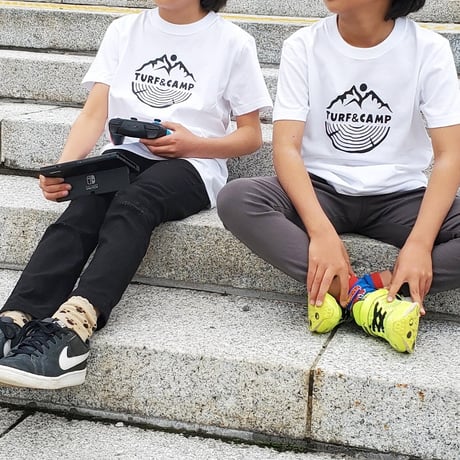 TURF&CAMP TEE SHIRTS(WHITE)