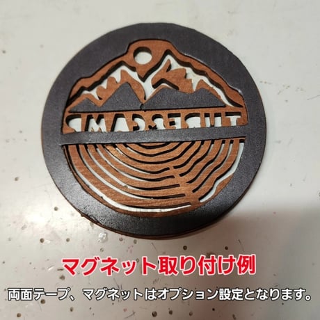 【外装用(TURF&CAMP木製ロゴステッカー)】