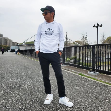 TURF&CAMP パーカー(WHITE)
