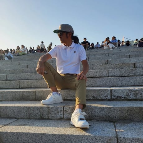 TURF&CAMP ポロシャツ(WHITE)