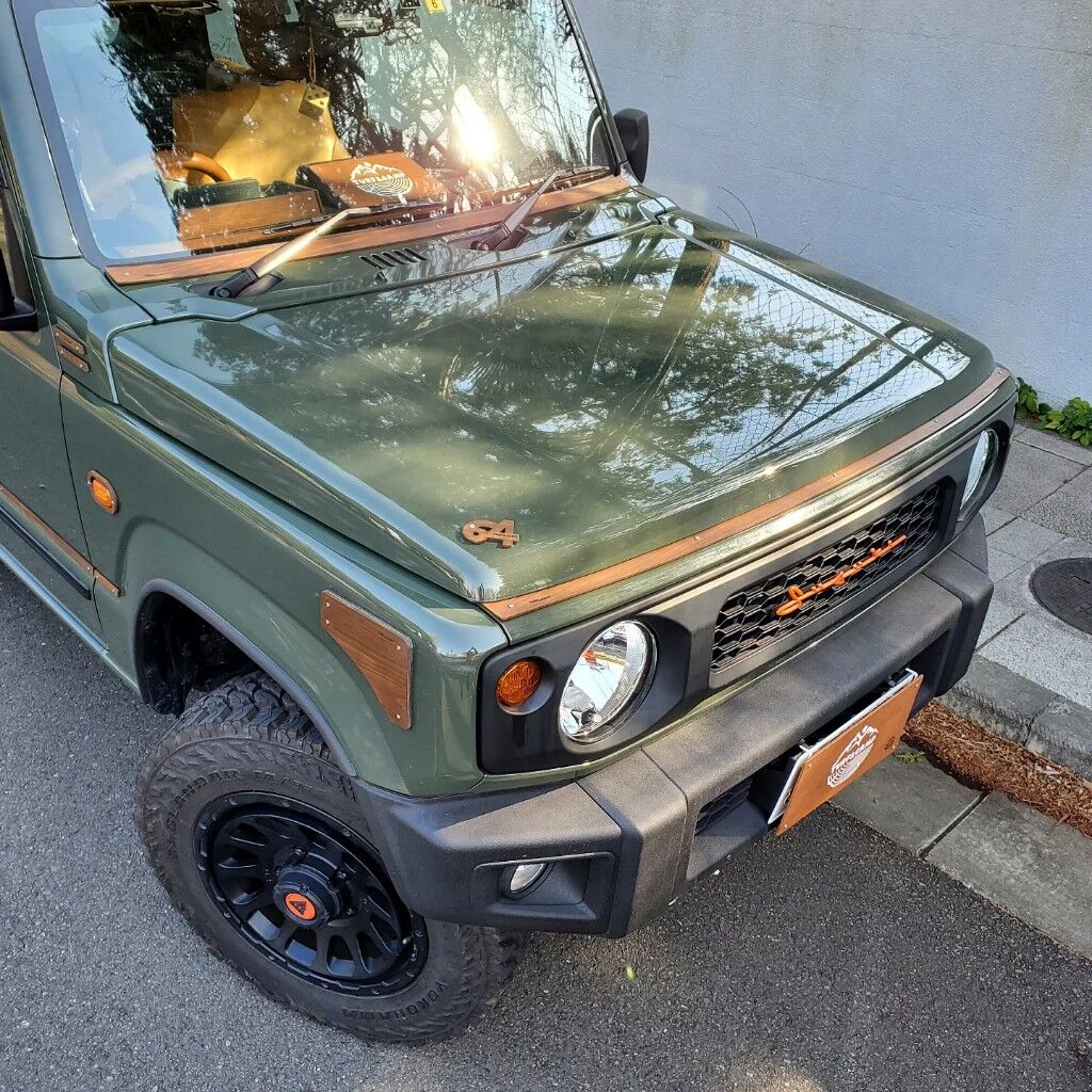 【ブラックウォルナット】新型ジムニー/シエラ専用ウッドパネル スイッチパネル] 新型ジムニーウッドパネルJB64/74 | TURF&CAMP