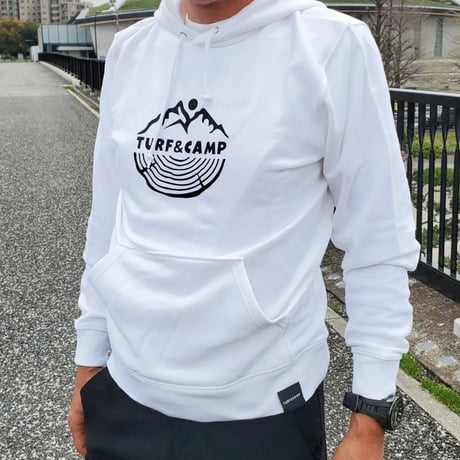 TURF&CAMP パーカー(WHITE)