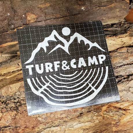 TURF&CAMP カッティングステッカー（大）