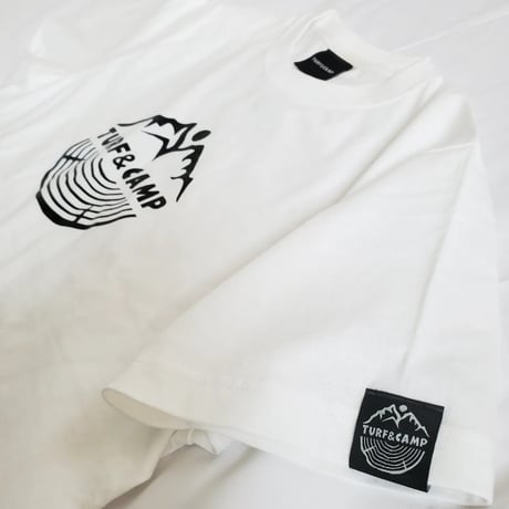 TURF&CAMP TEE SHIRTS(WHITE)