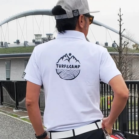 TURF&CAMP ポロシャツ(WHITE)