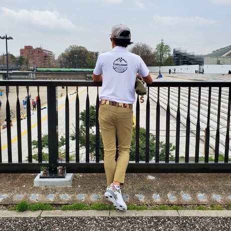 TURF&CAMP ポロシャツ(WHITE)