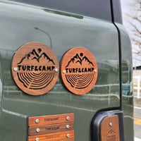 【外装用(TURF&CAMP木製ロゴステッカー)】