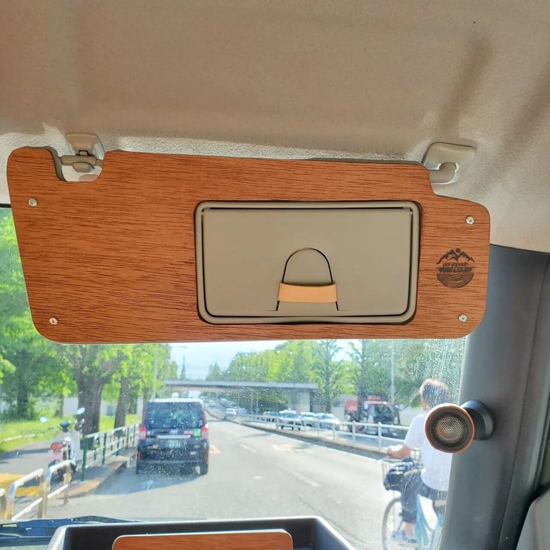 サンバイザーパネル内側・鏡あり片面] 新型ジムニー/シエラ | TURF&CAMP