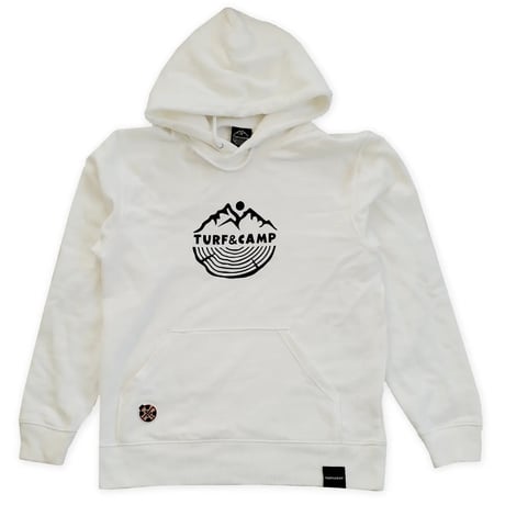 TURF&CAMP パーカー(WHITE)