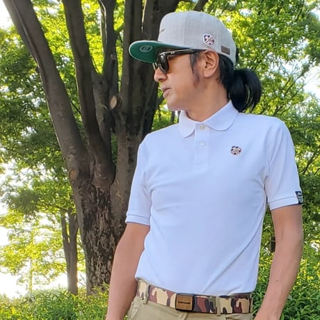TURF&CAMP ポロシャツ(WHITE)