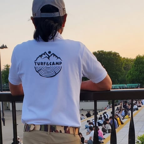 TURF&CAMP ポロシャツ(WHITE)