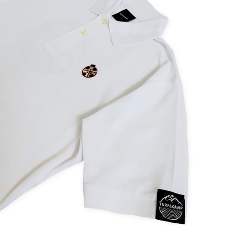 TURF&CAMP ポロシャツ(WHITE)