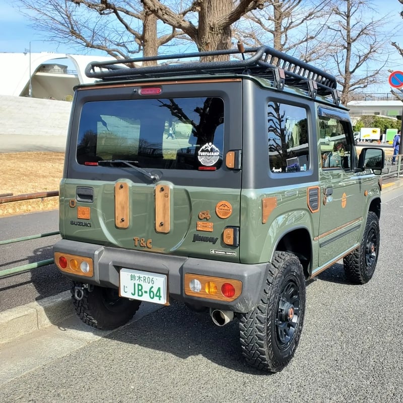 外装 (スペアタイヤプレートパネル)】 新型ジムニー/シエラ/ノマド