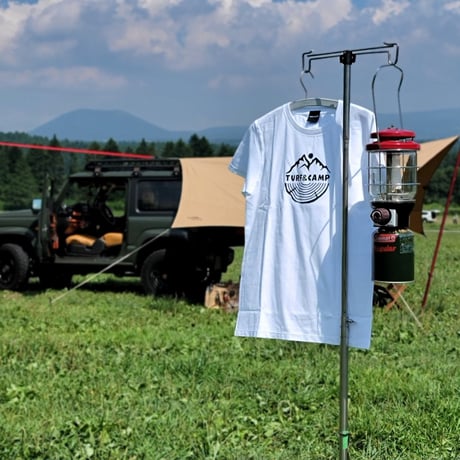 TURF&CAMP TEE SHIRTS(WHITE)
