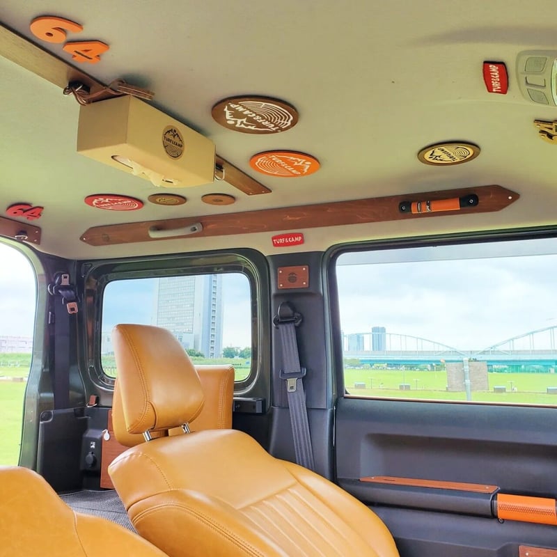 【マスカット】ジムニー 天井ウッドパネル×リアサイドテーブル×2 マスカット様専用】ジムニー 天井ウッドパネル×リアサイドテーブル×2