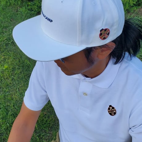 TURF&CAMP ポロシャツ(WHITE)