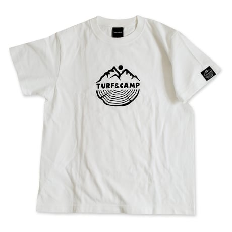 TURF&CAMP TEE SHIRTS(WHITE)