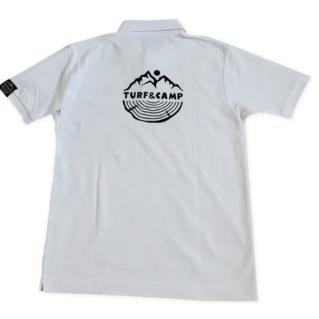 TURF&CAMP ポロシャツ(WHITE)