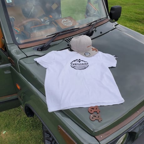 TURF&CAMP TEE SHIRTS(WHITE)