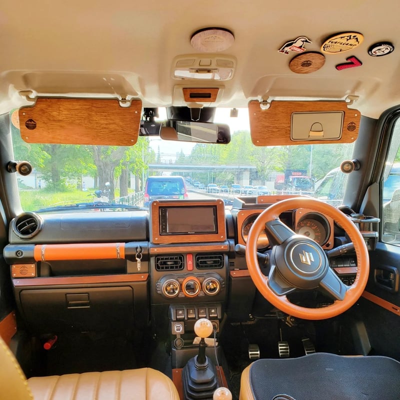 サンバイザーパネル内側・鏡なし片面] 新型ジムニー/シエラ | TURF&CAMP