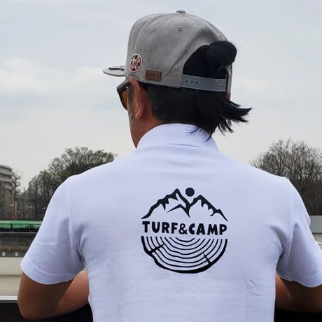 TURF&CAMP ポロシャツ(WHITE)