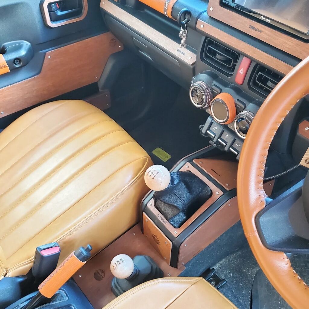 ジムニー JB64/JB74 トランスファーノブ(艶茶) JB64/JB74ジムニー