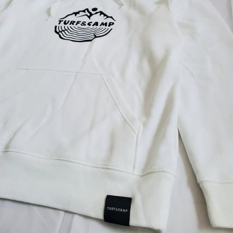 TURF&CAMP パーカー(WHITE)
