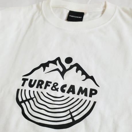 TURF&CAMP TEE SHIRTS(WHITE)
