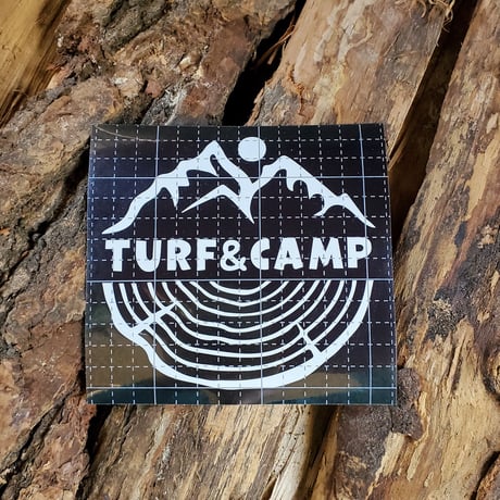 TURF&CAMP カッティングステッカー（中）