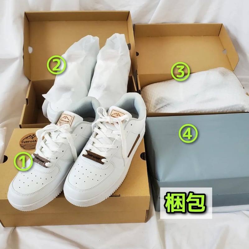 WOODスニーカー(ホワイト) | TURF&CAMP