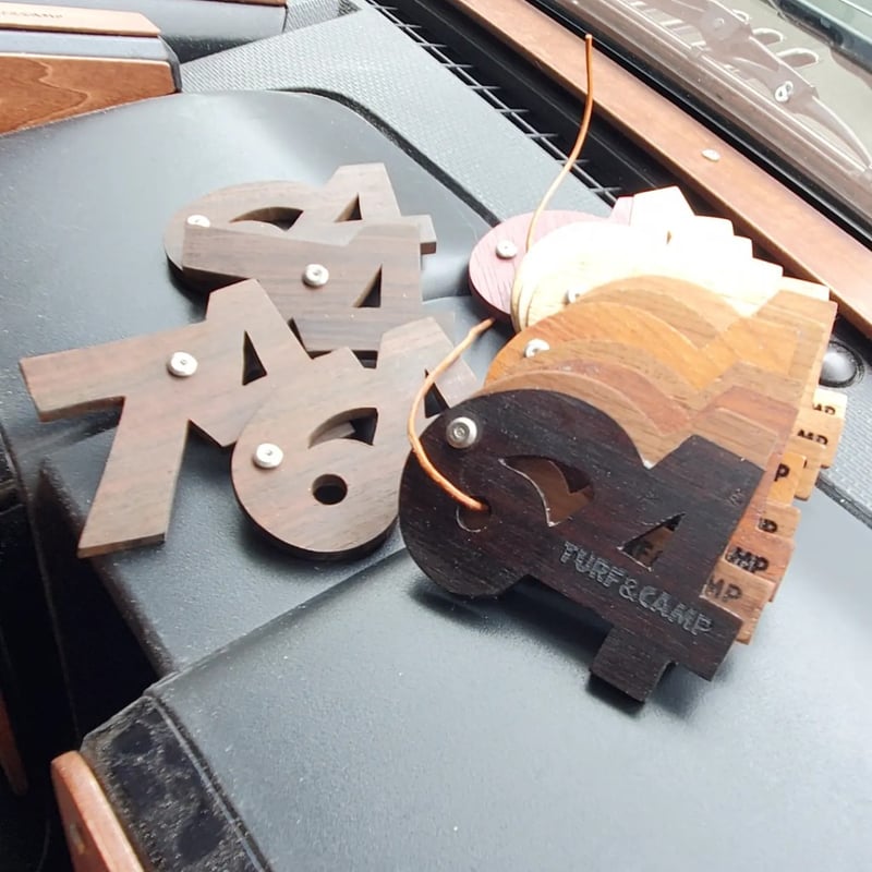 XlamV ナゴム　まとめ売り 数量限定！[64＆74無垢材ストラップ] | TURF&CAMP