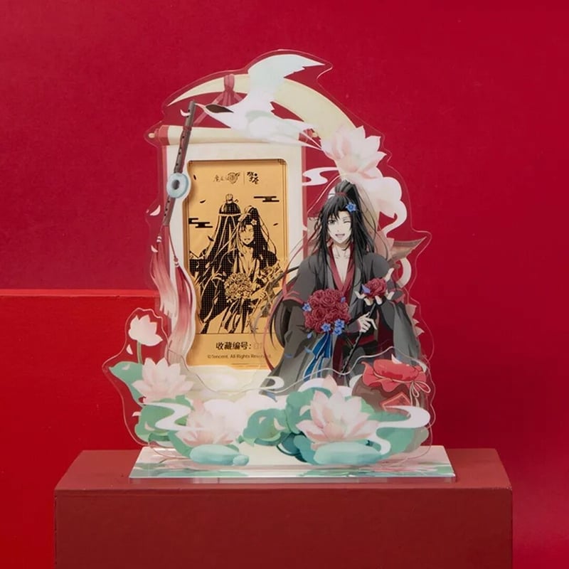 魔道祖師 蒼妹児 誕生日イラストアクリルスタンド・金章展示用スタンド