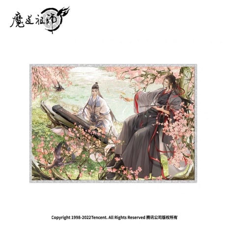 魔道祖師　南漫社　アクリル色紙（歳載四景・春）【お取り寄せ・日本から発送】