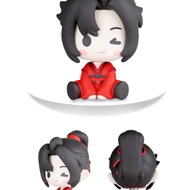 魔道祖師 黄油猫 首振りフィギュア2点セット【現品・日本から