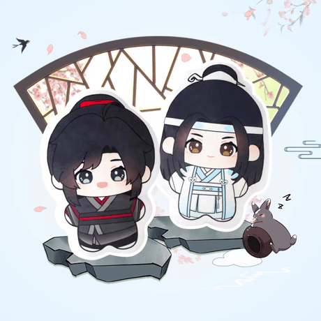 魔道祖師　NICE FUN　抱抱シリーズちびキャラクッション【お取り寄せ・中国から発送】