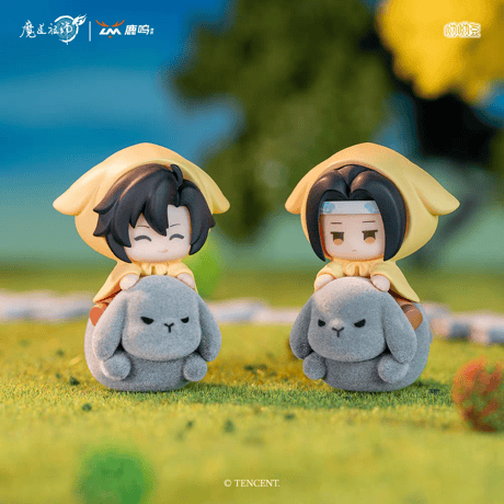魔道祖師　鹿鳴世界　萌寵騎縁シリーズ哟哟豆ミニフィギュア（ブラインド仕様）【お取り寄せ・日本から発送】