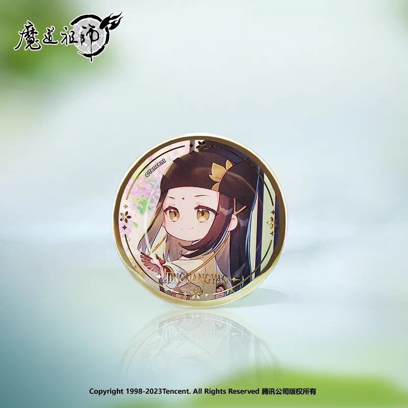 魔道祖師 THEキャラ キラキラカード グリッター 缶バッジ 風月同天 魔道祖師 谷子賞 義城篇グリッター缶バッジ【お取り寄せ・日本