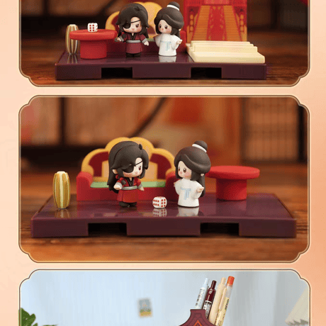 天官賜福アニメ　minidoll　フィギュア&置物セット　MINI SPACEシリーズ（極楽坊ver.）【お取り寄せ・中国から発送】