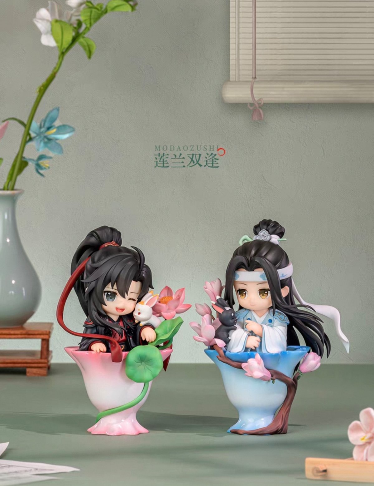 魔道祖師 瓷韵花语シリーズ 他商品との同梱発送不可 】魔道祖師（鹿鸣）☆ フィギュア（瓷韵