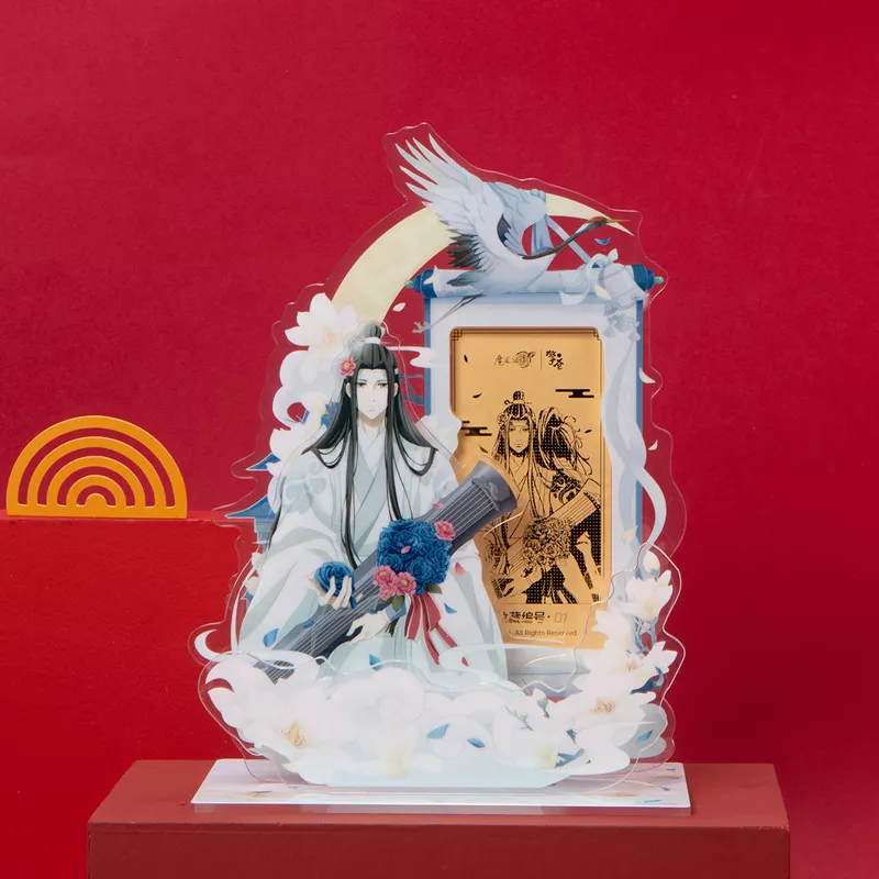 魔道祖師 蒼妹児 誕生日イラストアクリルスタンド・金章展示用スタンド