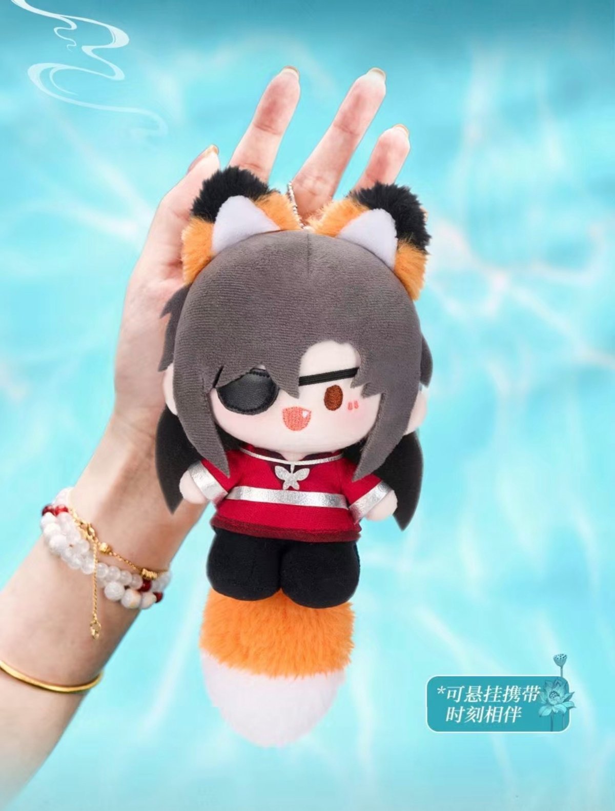 ミニチュア 着ぐるみ 天官賜福アニメ minidoll 豆丁立ち姿ぬいぐるみチャーム（清漣蓮