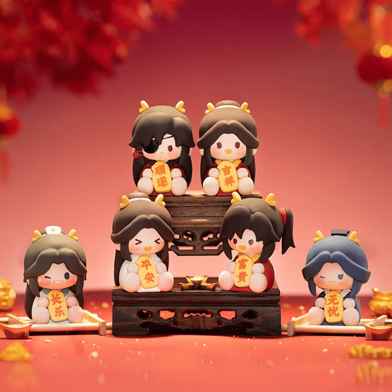 天官賜福アニメ minidoll 龍賀新禧シリーズラバーフィギュア 天官賜福アニメ minidoll 龍賀新禧シリーズラバーフィギュア