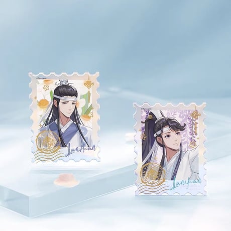 魔道祖師　南漫社　オーロラアクリル切手（春花宴）【お取り寄せ・日本から発送】