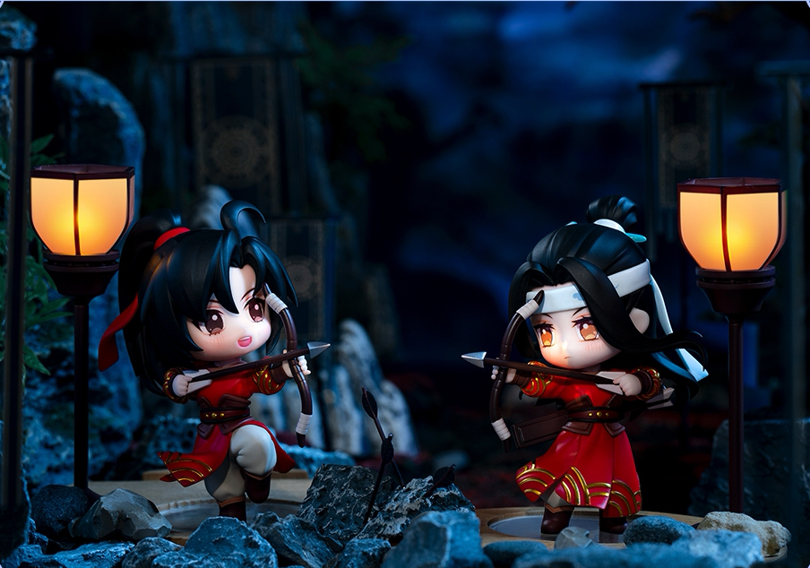 魔道祖師 擎蒼社 フィギュア&置物セット（玉皎弓騎）【現品・日本から