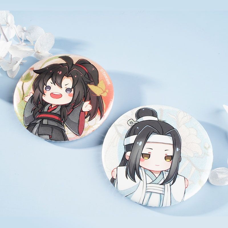 魔道祖師 KAZE ちびキャラ缶バッジ2点セット【現品・日本から 魔道祖師 KAZE ちびキャラ缶バッジ2点セット【現品・日本から