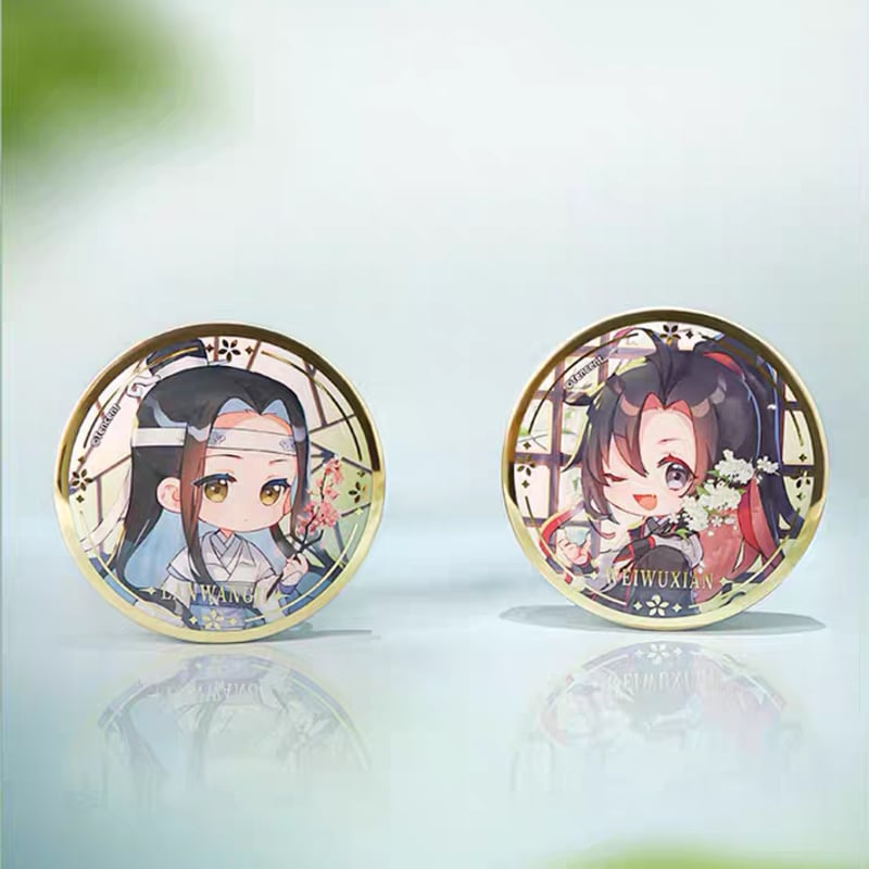 魔道祖師 THEキャラ キラキラカード グリッター 缶バッジ 風月同天 江澄 大河幻想ラジオドラマ「魔道祖師」 グリッター缶バッジ 9個入り