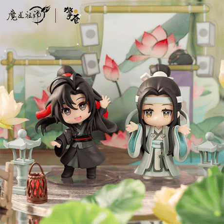 【復刻・再販】魔道祖師　擎蒼　フィギュア&置物セット（青畔相迎）【お取り寄せ・中国から発送】
