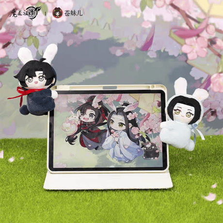 魔道祖師　蒼妹児　桃夢抱兎ぬいぐるみクリップ【お取り寄せ・日本から発送】