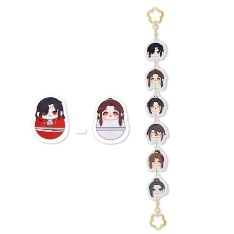 天官賜福アニメ　BEMOE　共賞光景シリーズだるまアクリルスタンド/チャーム【お取り寄せ・日本から発送】