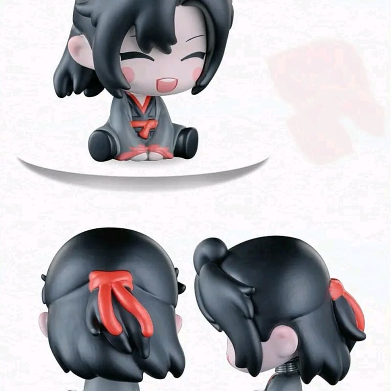 魔道祖師 黄油猫 首振りフィギュア2点セット【現品・日本から